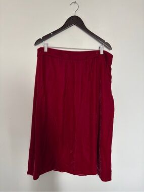 Sézane Velvet Dress - Fuchsia - 46/XXL